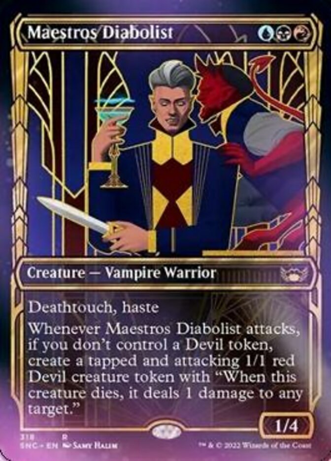 Maestros Diabolist (Showcase Golden Age) [Streets of New Capenna] | Dragon's Lair Comics and Fantasy Houston TX