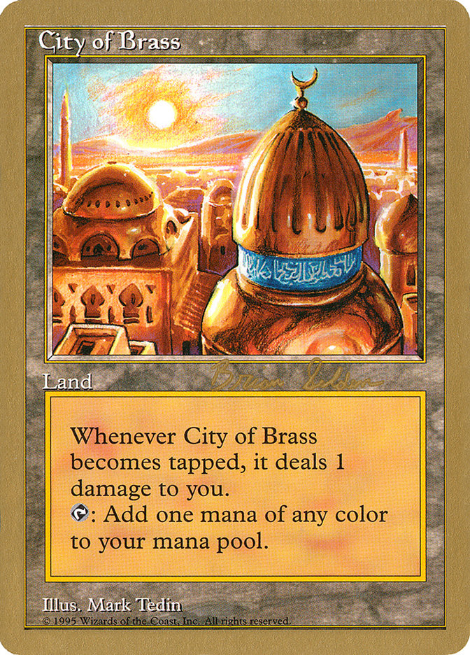 City of Brass (Brian Selden) [World Championship Decks 1998] | Dragon's Lair Comics and Fantasy Houston TX
