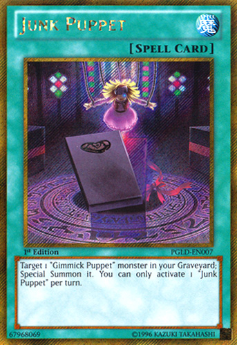 Junk Puppet [PGLD-EN007] Gold Secret Rare | Dragon's Lair Comics and Fantasy Houston TX