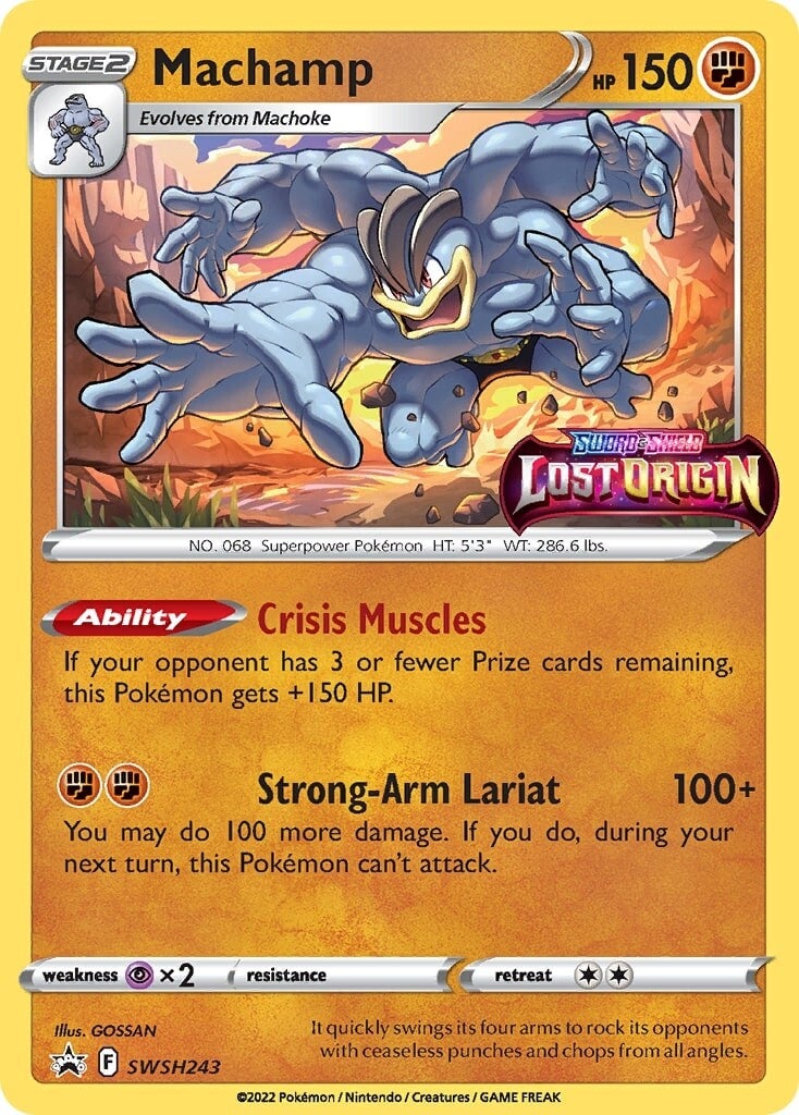 Machamp (SWSH243) [Sword & Shield: Black Star Promos] | Dragon's Lair Comics and Fantasy Houston TX