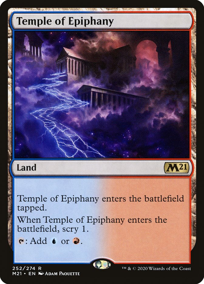 Temple of Epiphany [Core Set 2021] | Dragon's Lair Comics and Fantasy Houston TX