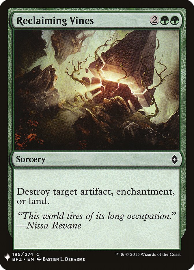 Reclaiming Vines [Mystery Booster] | Dragon's Lair Comics and Fantasy Houston TX