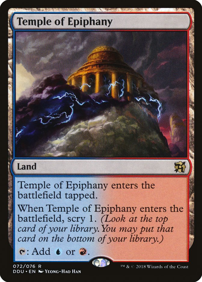 Temple of Epiphany [Duel Decks: Elves vs. Inventors] | Dragon's Lair Comics and Fantasy Houston TX