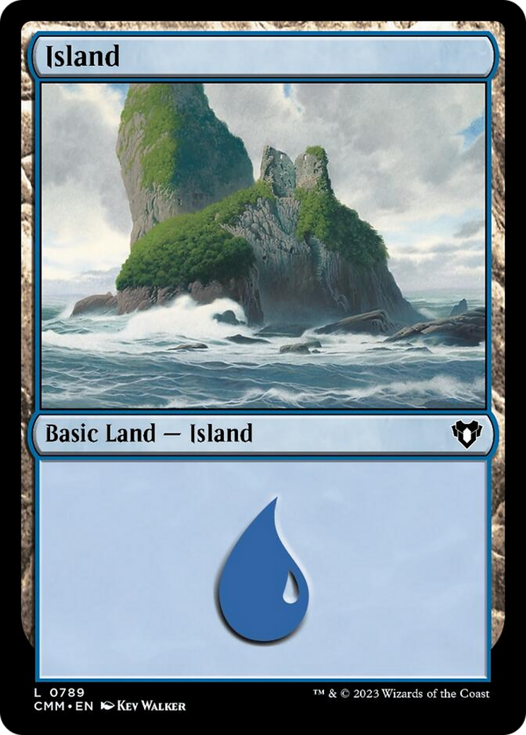 Island (789) [Commander Masters] | Dragon's Lair Comics and Fantasy Houston TX