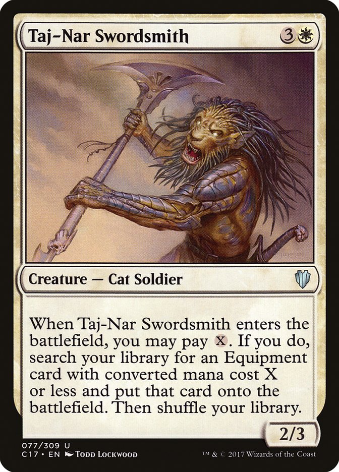 Taj-Nar Swordsmith [Commander 2017] | Dragon's Lair Comics and Fantasy Houston TX