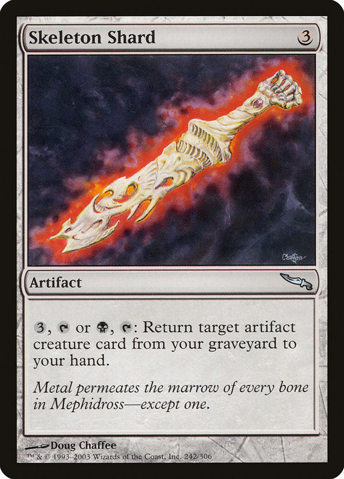 Skeleton Shard [Mirrodin] | Dragon's Lair Comics and Fantasy Houston TX