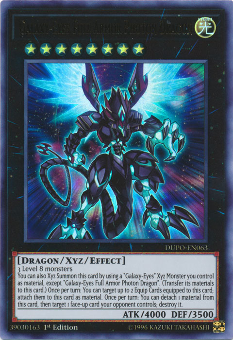 Galaxy-Eyes Full Armor Photon Dragon [DUPO-EN063] Ultra Rare | Dragon's Lair Comics and Fantasy Houston TX
