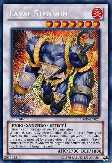 Laval Stennon [HA06-EN021] Secret Rare | Dragon's Lair Comics and Fantasy Houston TX