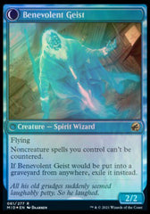 Malevolent Hermit // Benevolent Geist [Innistrad: Midnight Hunt Prerelease Promos] | Dragon's Lair Comics and Fantasy Houston TX