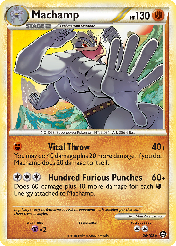 Machamp (26/102) [HeartGold & SoulSilver: Triumphant] | Dragon's Lair Comics and Fantasy Houston TX