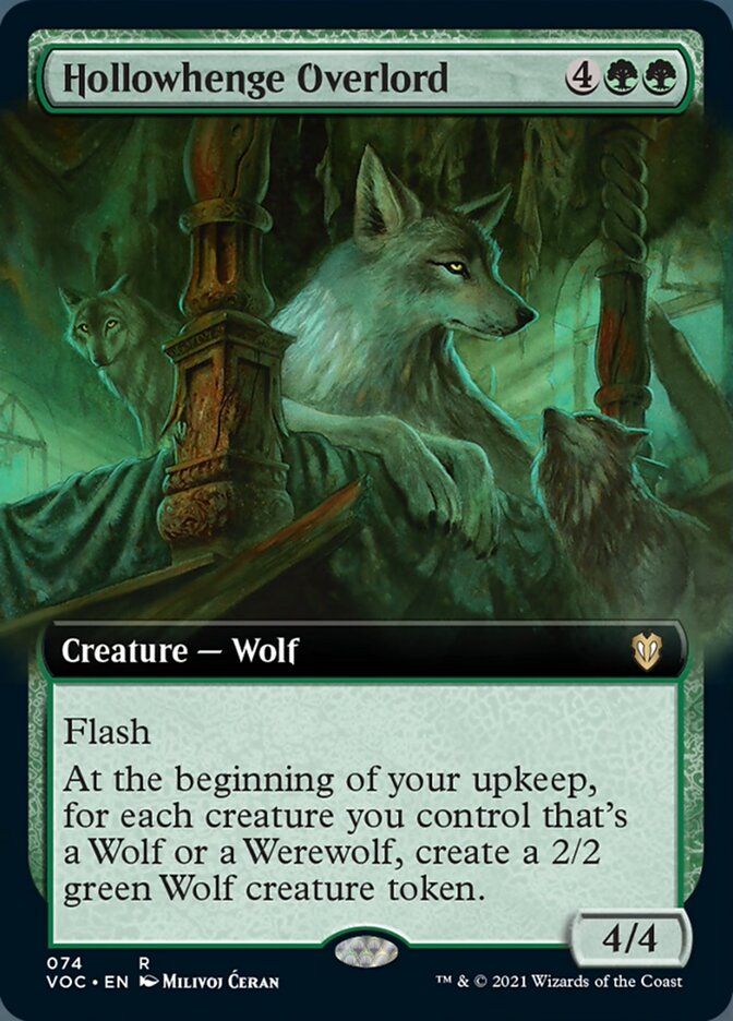 Hollowhenge Overlord (Extended Art) [Innistrad: Crimson Vow Commander] | Dragon's Lair Comics and Fantasy Houston TX