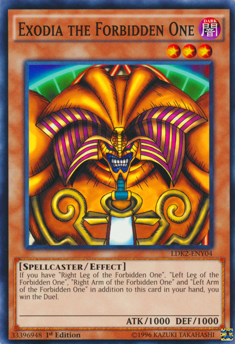 Exodia the Forbidden One [LDK2-ENY04] Common | Dragon's Lair Comics and Fantasy Houston TX