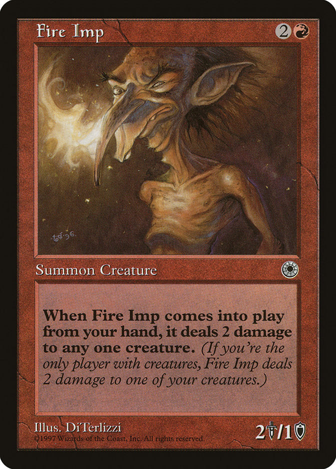 Fire Imp [Portal] | Dragon's Lair Comics and Fantasy Houston TX