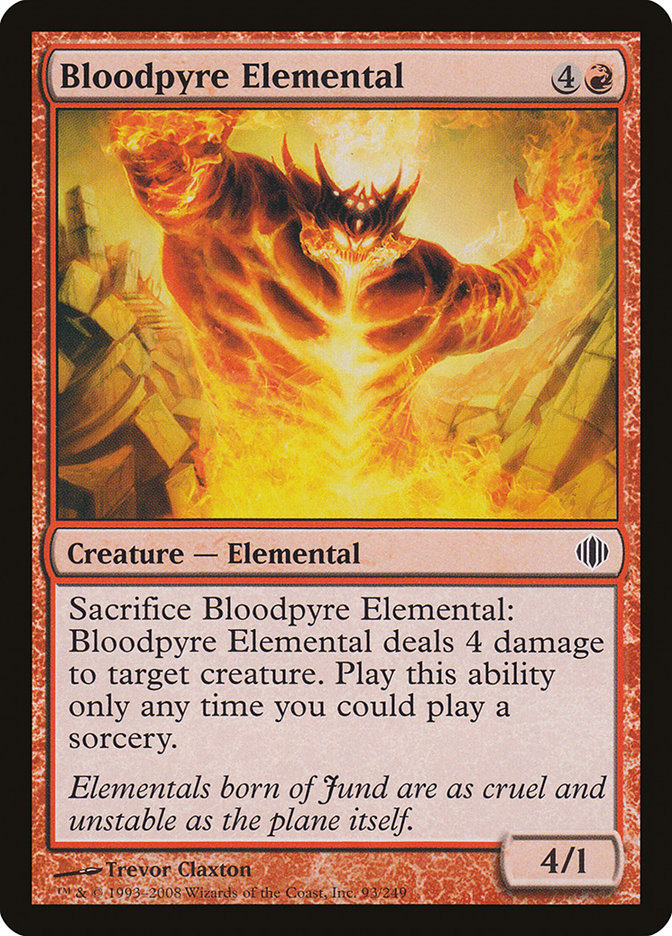 Bloodpyre Elemental [Shards of Alara] | Dragon's Lair Comics and Fantasy Houston TX
