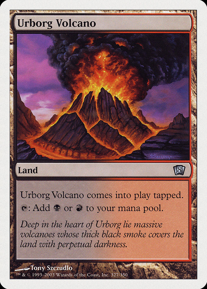 Urborg Volcano [Eighth Edition] | Dragon's Lair Comics and Fantasy Houston TX