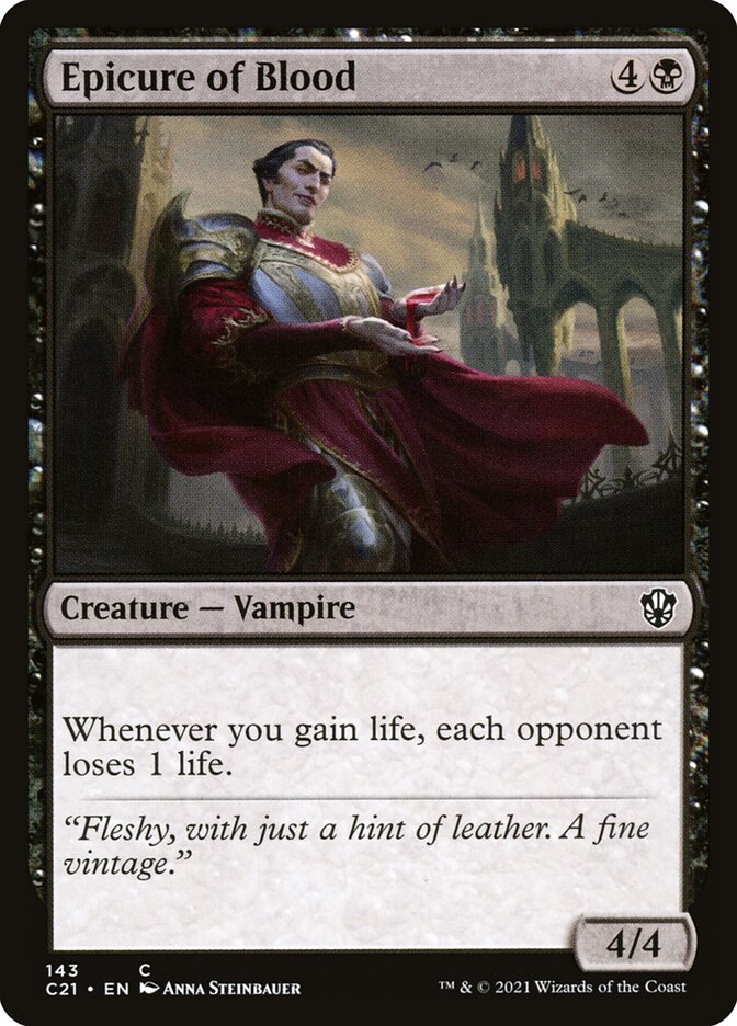 Epicure of Blood [Commander 2021] | Dragon's Lair Comics and Fantasy Houston TX