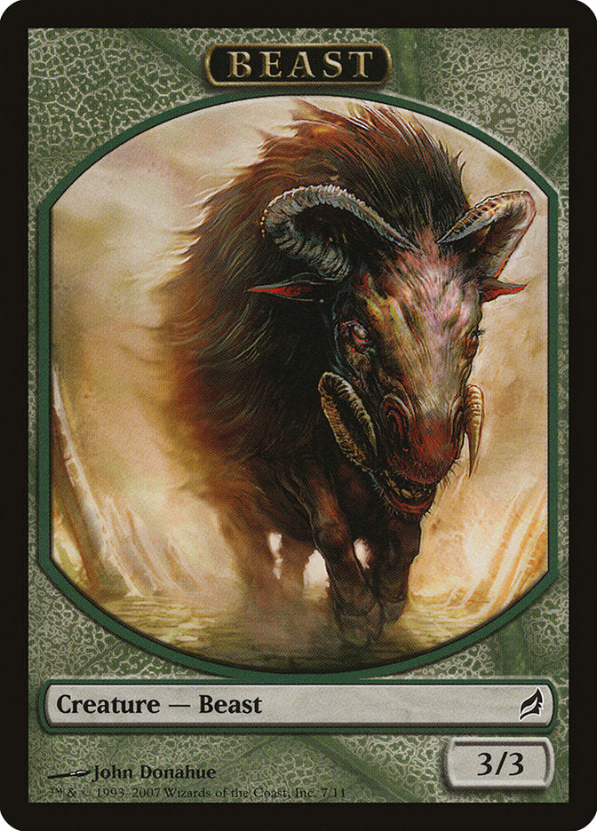 Beast Token [Lorwyn Tokens] | Dragon's Lair Comics and Fantasy Houston TX