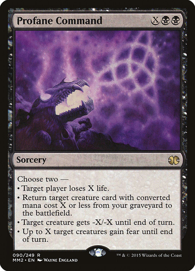 Profane Command [Modern Masters 2015] | Dragon's Lair Comics and Fantasy Houston TX