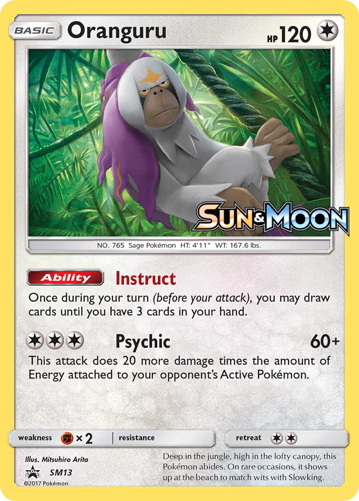Oranguru (SM13) [Sun & Moon: Black Star Promos] | Dragon's Lair Comics and Fantasy Houston TX