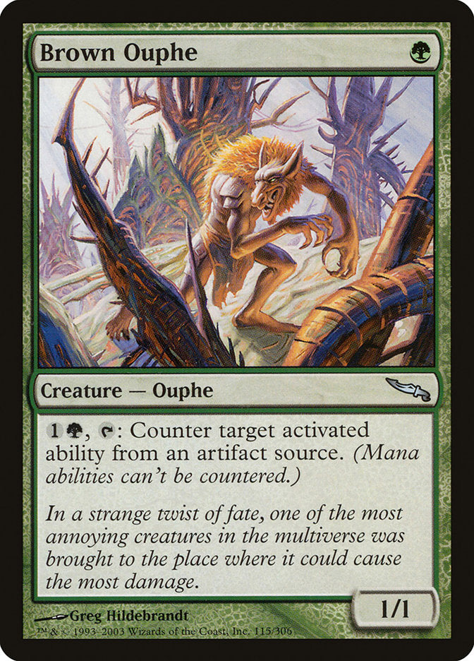Brown Ouphe [Mirrodin] | Dragon's Lair Comics and Fantasy Houston TX