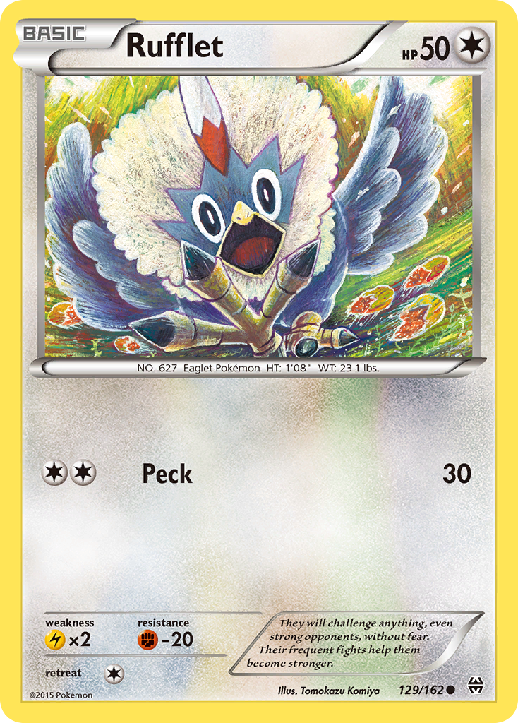 Rufflet (129/162) [XY: BREAKthrough] | Dragon's Lair Comics and Fantasy Houston TX