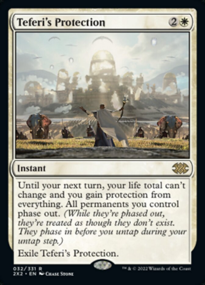 Teferi's Protection [Double Masters 2022] | Dragon's Lair Comics and Fantasy Houston TX