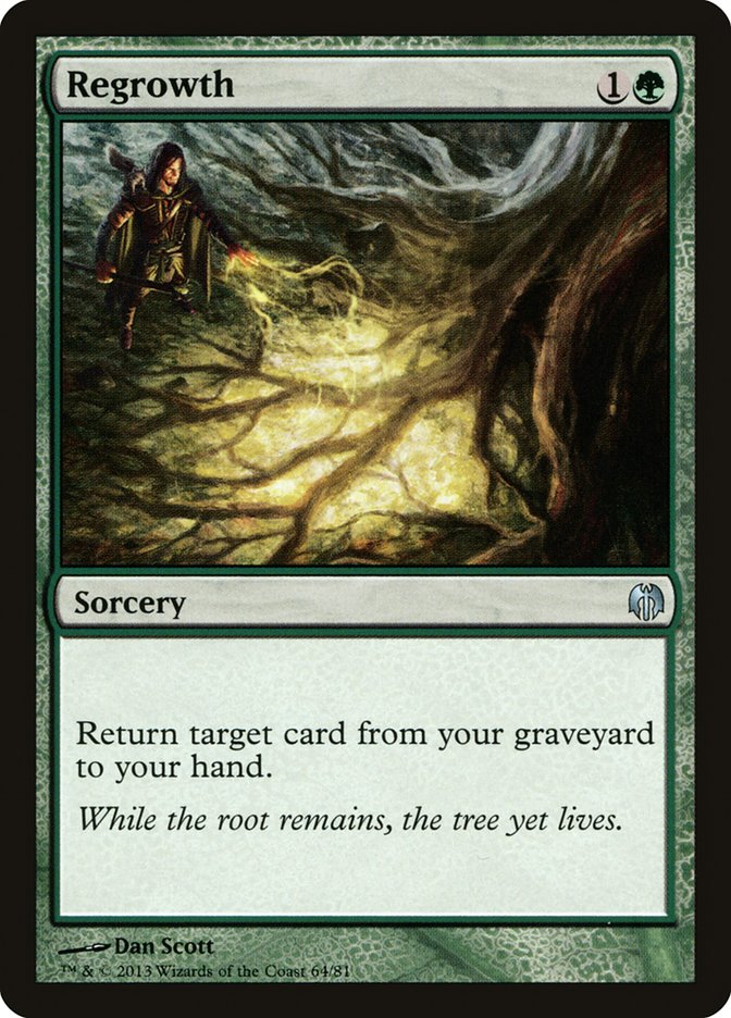 Regrowth [Duel Decks: Heroes vs. Monsters] | Dragon's Lair Comics and Fantasy Houston TX