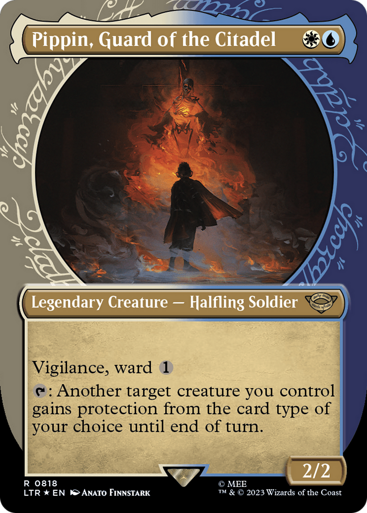 Pippin, Guard of the Citadel (Showcase) (Surge Foil) [The Lord of the Rings: Tales of Middle-Earth] | Dragon's Lair Comics and Fantasy Houston TX