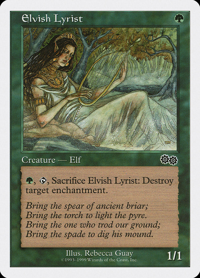 Elvish Lyrist [Battle Royale] | Dragon's Lair Comics and Fantasy Houston TX