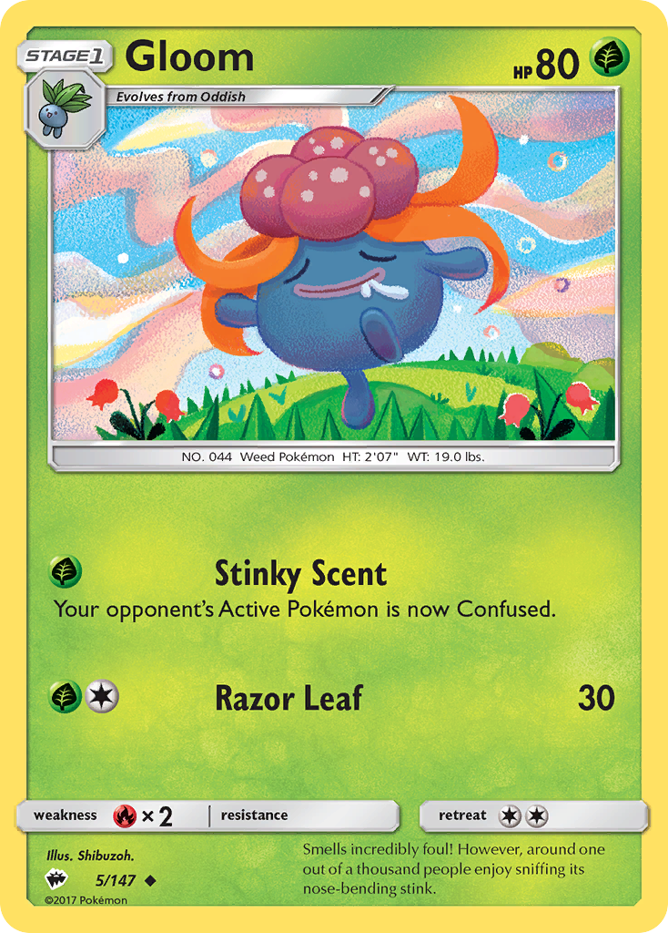 Gloom (5/147) [Sun & Moon: Burning Shadows] | Dragon's Lair Comics and Fantasy Houston TX