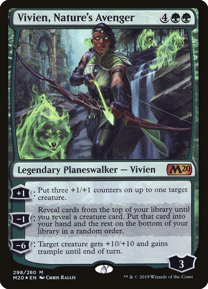 Vivien, Nature's Avenger [Core Set 2020] | Dragon's Lair Comics and Fantasy Houston TX