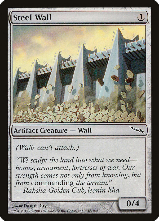 Steel Wall [Mirrodin] | Dragon's Lair Comics and Fantasy Houston TX