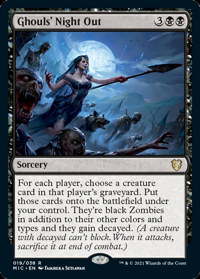 Ghouls' Night Out [Innistrad: Midnight Hunt Commander] | Dragon's Lair Comics and Fantasy Houston TX
