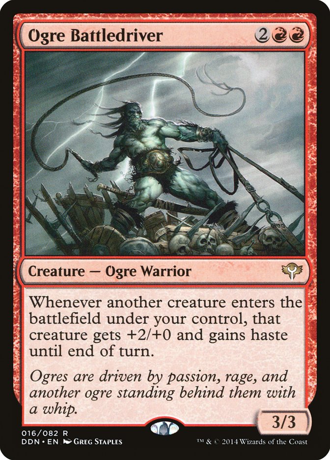 Ogre Battledriver [Duel Decks: Speed vs. Cunning] | Dragon's Lair Comics and Fantasy Houston TX