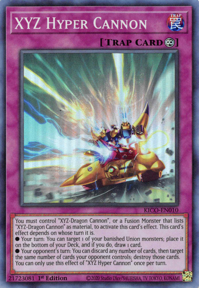 XYZ Hyper Cannon (Super Rare) [KICO-EN010] Super Rare | Dragon's Lair Comics and Fantasy Houston TX