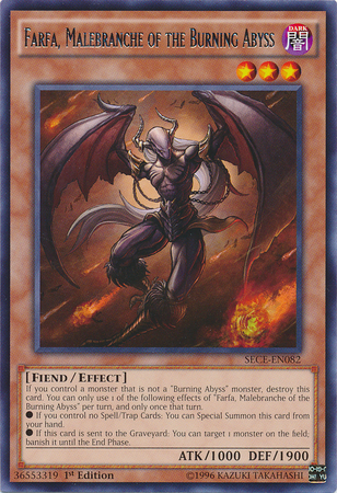 Farfa, Malebranche of the Burning Abyss [SECE-EN082] Rare | Dragon's Lair Comics and Fantasy Houston TX