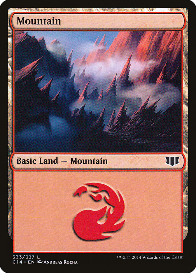 Mountain (333) [Commander 2014] | Dragon's Lair Comics and Fantasy Houston TX