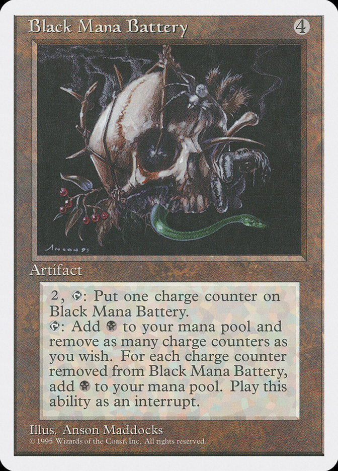 Black Mana Battery [Fourth Edition] | Dragon's Lair Comics and Fantasy Houston TX