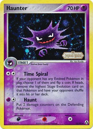 Haunter (35/92) (Stamped) [EX: Legend Maker] | Dragon's Lair Comics and Fantasy Houston TX