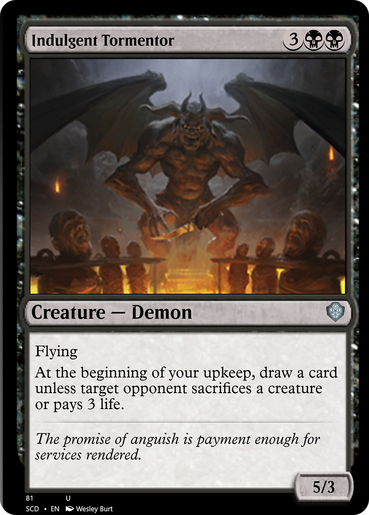 Indulgent Tormentor [Starter Commander Decks] | Dragon's Lair Comics and Fantasy Houston TX