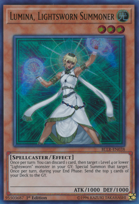 Lumina, Lightsworn Summoner [BLLR-EN038] Ultra Rare | Dragon's Lair Comics and Fantasy Houston TX