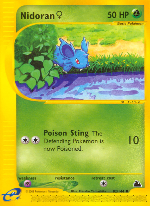 Nidoran (82/144) (Female) [Skyridge] | Dragon's Lair Comics and Fantasy Houston TX