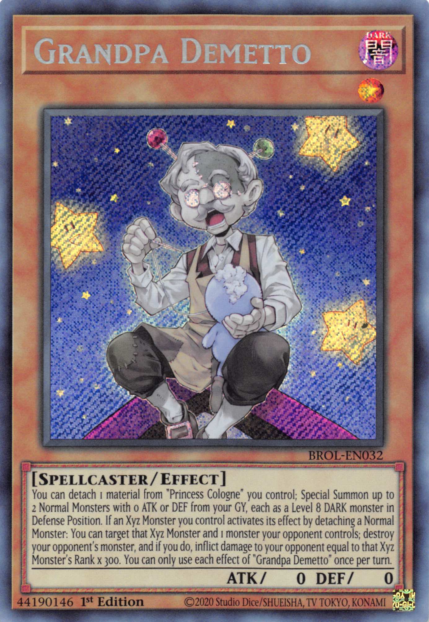 Grandpa Demetto [BROL-EN032] Secret Rare | Dragon's Lair Comics and Fantasy Houston TX
