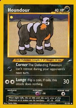 Houndour (43/105) [Neo Destiny Unlimited] | Dragon's Lair Comics and Fantasy Houston TX