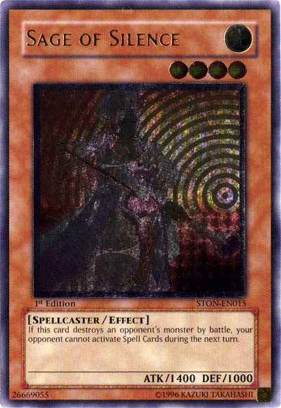 Sage of Silence [STON-EN015] Ultimate Rare | Dragon's Lair Comics and Fantasy Houston TX