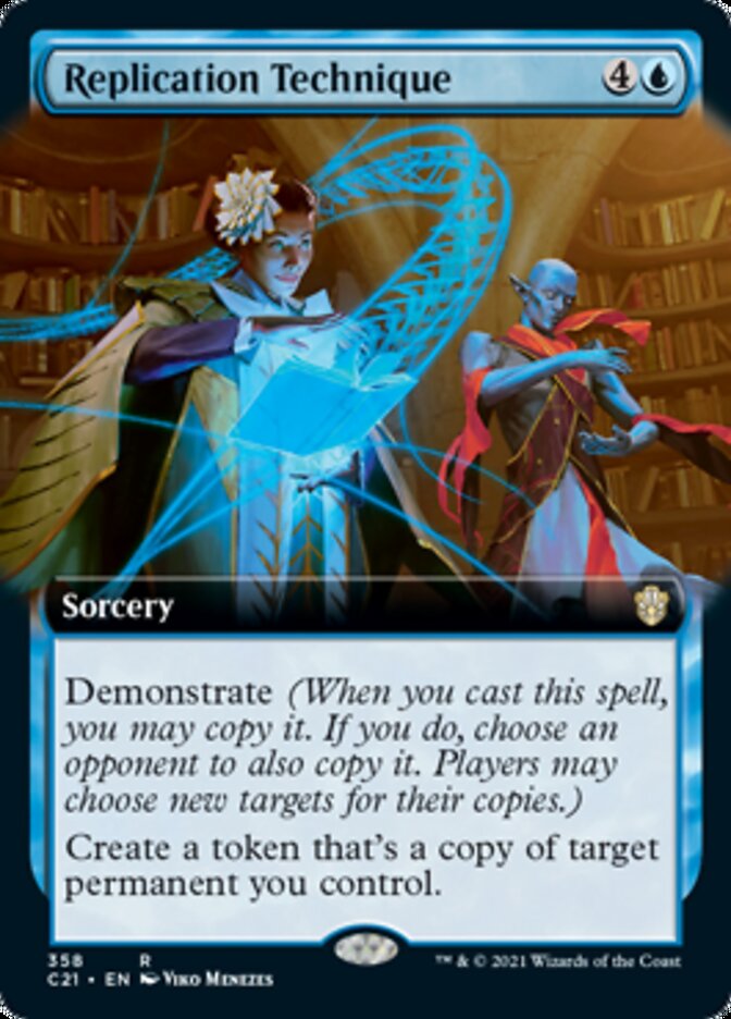 Replication Technique (Extended Art) [Commander 2021] | Dragon's Lair Comics and Fantasy Houston TX