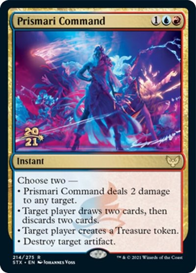 Prismari Command [Strixhaven: School of Mages Prerelease Promos] | Dragon's Lair Comics and Fantasy Houston TX
