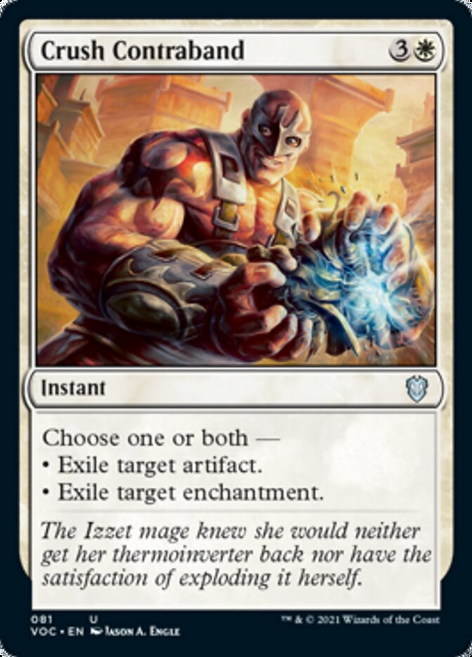 Crush Contraband [Innistrad: Crimson Vow Commander] | Dragon's Lair Comics and Fantasy Houston TX