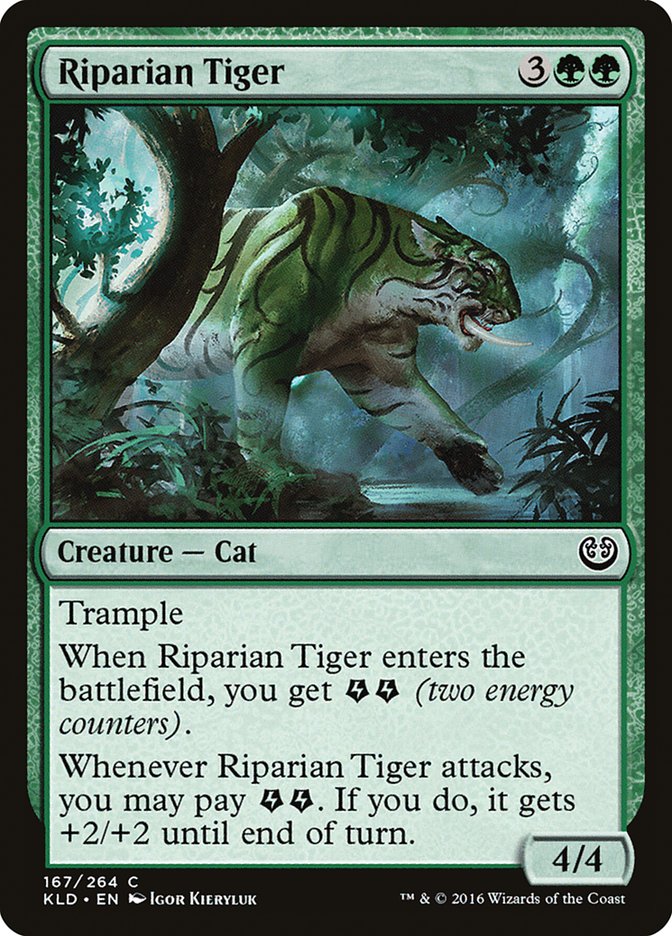 Riparian Tiger [Kaladesh] | Dragon's Lair Comics and Fantasy Houston TX