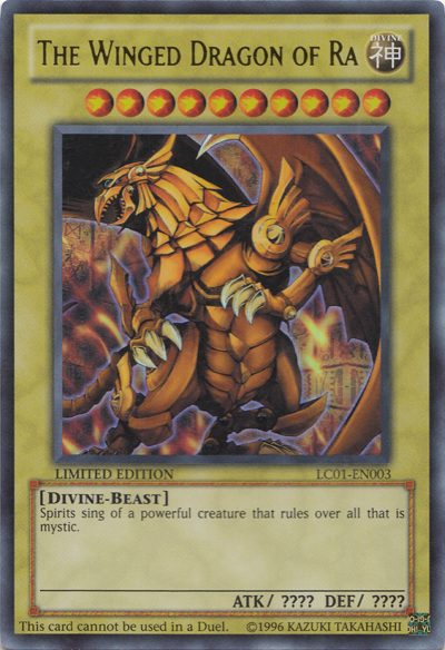 The Winged Dragon of Ra [LC01-EN003] Ultra Rare | Dragon's Lair Comics and Fantasy Houston TX